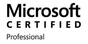 Microsoft certified professional badge